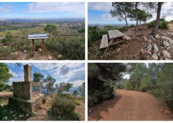 De ruta por Llombai por el Mirador Altos de Valencia y el Pico Besori (el vértice geodésico)