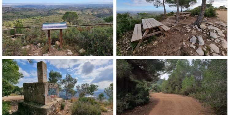 De ruta por Llombai por el Mirador Altos de Valencia y el Pico Besori (el vértice geodésico)