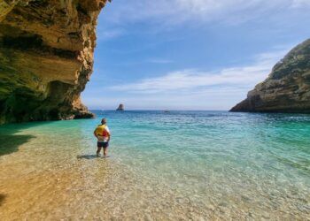 Cala Paradís, la pequeña cala secreta de Xàbia que formó la borrasca Gloria