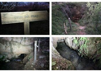 Los Ojos del Prao, un curioso «río» de aguas subterráneas en Viver