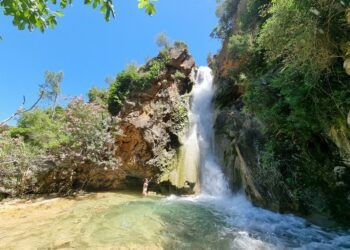 El Salto Pera, la preciosa cascada de Gestalgar ubicada en el curso del barranco del Barco