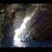 El Clavill de la Branca, una espectacular fisura (alargada y estrecha) en un rincón marino de Xàbia