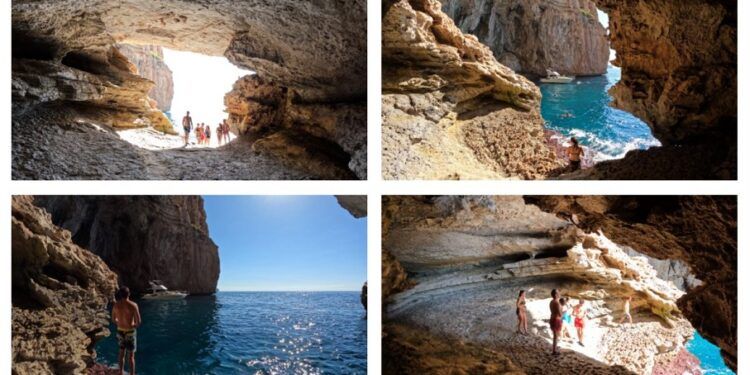 Cova Blanca, la pequeña cavidad marina de Xàbia junto al Morro de la Branca