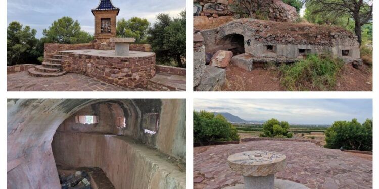 La muntanyeta del Cabeçol, un pequeño montículo en El Puig con una virgen y un búnker