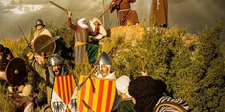 Llutxent acoge este fin de semana la gran recreación histórica de la Batalla dels Corporals del s. XIII