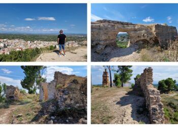 El Castillo de Chiva, las ruinas de una antigua fortaleza con una bella panorámica
