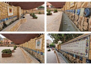 La Font dels Xorros de Polop, una preciosa e histórica fuente de agua potable con 221 caños