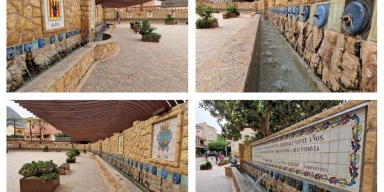 La Font dels Xorros de Polop, una preciosa e histórica fuente de agua potable con 221 caños