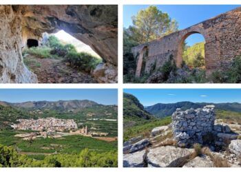De ruta en Simat por el Camí dels Burros, la Font del Cirer, Cova Mallaetes y el Alt de les Àligues
