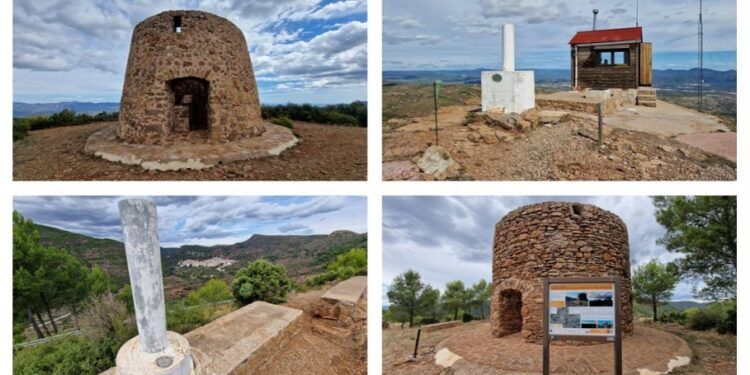 La Ruta de los Molinos y el Pico del Águila de Gátova, un bello recorrido para hacer en familia