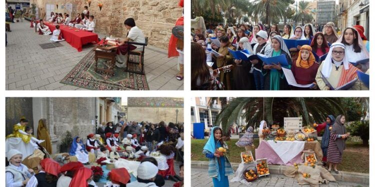 Gran belén viviente en la ciudad de Valencia con más de 300 participantes