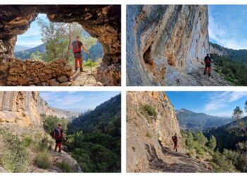 La espectacular ruta del barranc de la Creu, el barranc del Paller y la penya de l´Aventador