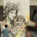 Un pintor hará en directo un gran cuadro de la Mare de Déu en la plaza de la Virgen de Valencia