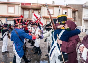 Recreación histórica en Villargordo del Cabriel de los episodios napoleónicos ocurridos en la época