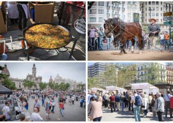 La gran fiesta del arroz vuelve este fin de semana la plaza del Ayuntamiento de Valencia