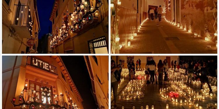 Más de 50.000 velas iluminarán Utiel en la VII edición de “Utiel 250 años a la luz de las velas”