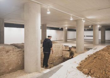 Las excavaciones arqueológicas en la muralla del IVAM descubren la Valencia del s. XI