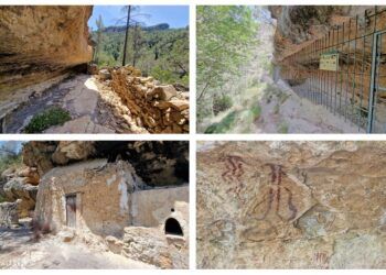 La ruta del Arte Rupestre de Bicorp y el bosque mágico, un recorrido por el Barranco Moreno