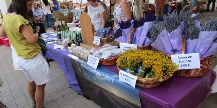 Ademuz acoge este fin de semana un mercado artesanal por la floración de sus campos de lavanda