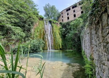 La Cascada del Molinar, el precioso salto de agua de Alcoy en el curso del riu Molinar
