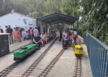 El Centro Ferroviario Camp de Túria de Riba-roja acoge su encuentro de modelismo tripulado
