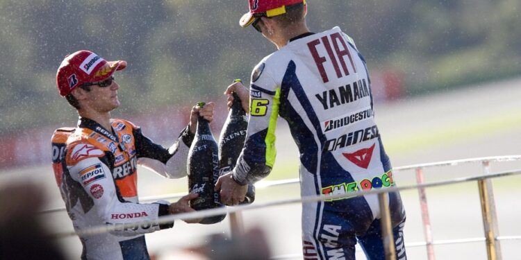 Valentino Rossi y Dani Pedrosa protagonizan las carreras de Cheste de este fin de semana