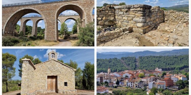 Un paseo por Benafer para conocer una ermita, un manantial, un viaducto y un poblado ibérico