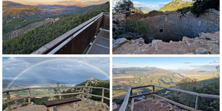 La bella ruta circular del Parc Natural de la Font Roja, un recorrido que une las 3 rutas del parque