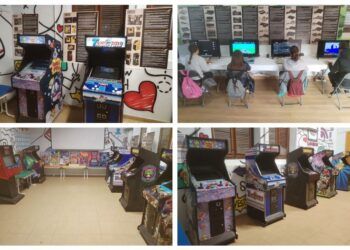 Godella celebra su primera feria del videojuego con máquinas arcade, ordenadores y videoconsolas