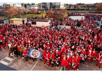 La Papanoelada Motera Solidaria vuelve esta Navidad a Valencia con miles de moteros