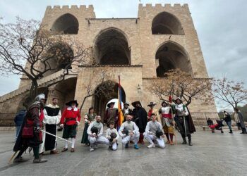 Las Torres de Serranos acogen este domingo el Día de los Tercios, su séptima edición en Valencia