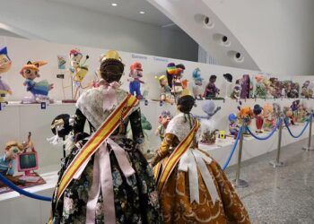 Exposición del Ninot de las Fallas de 2024 en la Ciutat de les Arts i les Ciències de Valencia