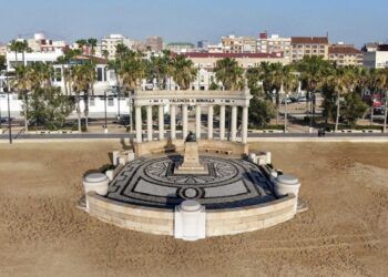 Valencia reconstruirá el desaparecido Monumento a Sorolla en la playa del Cabanyal