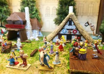La historia del cómic aterriza en Torrent con miniaturas gracias al Museo L’Iber de Valencia