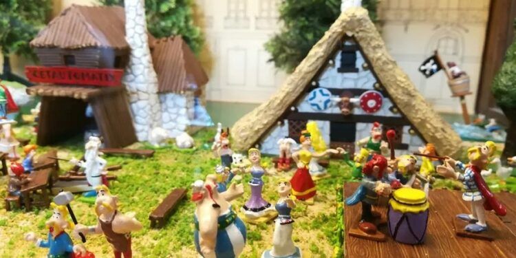 La historia del cómic aterriza en Torrent con miniaturas gracias al Museo L’Iber de Valencia