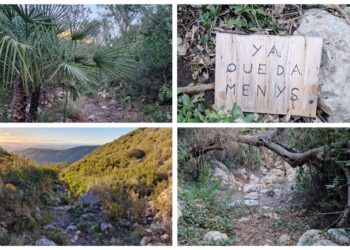 El Barranc de Palomara y el Barranc del Racó dels Surdos, una bella ruta en Simat de la Valldigna