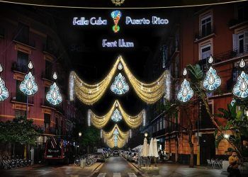 La Falla Cuba-Puerto Rico gana el concurso de calles iluminadas por sexto año consecutivo