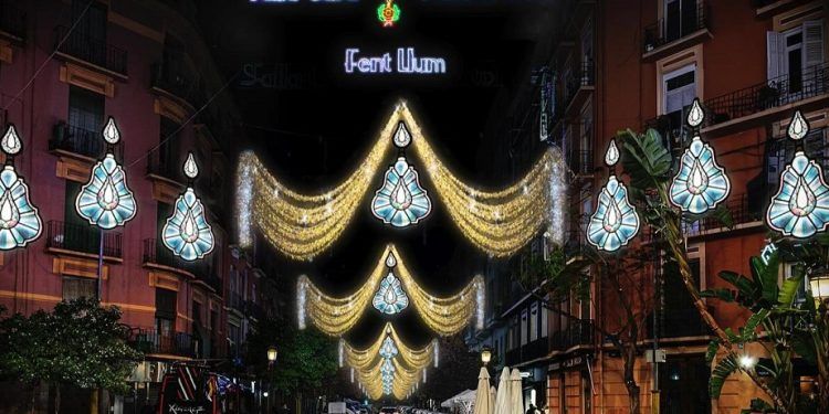 La Falla Cuba-Puerto Rico gana el concurso de calles iluminadas por sexto año consecutivo