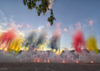 Gran macromascletà en Benicalap a cargo de Pirotecnia Vulcano para el día de San José