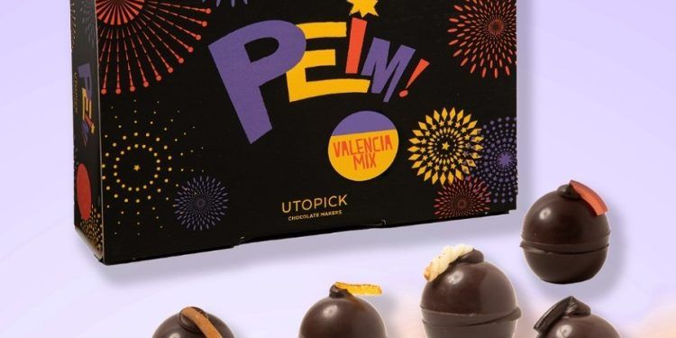 PEIM! Bombetas de chocolate rellenas de sabores valencianos explosivos para estas Fallas