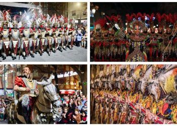 Gran entrada mora y cristiana este sábado prefallas en Valencia para llenar de fiesta Patraix