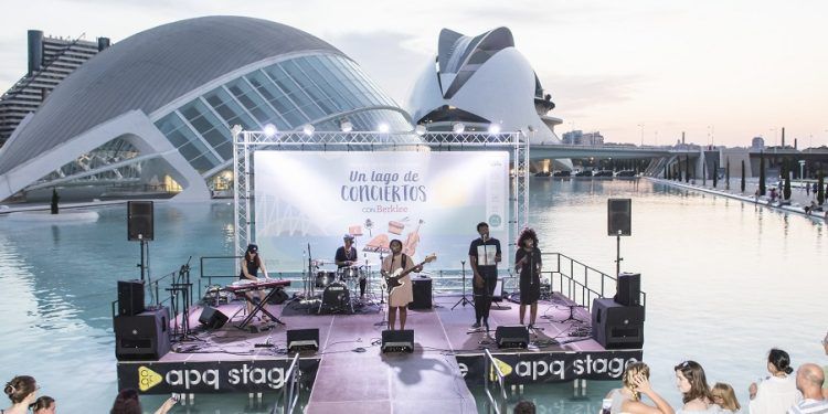 Último concierto gratuito de «Un Lago de Conciertos» en la Ciutat de les Arts i les Ciències
