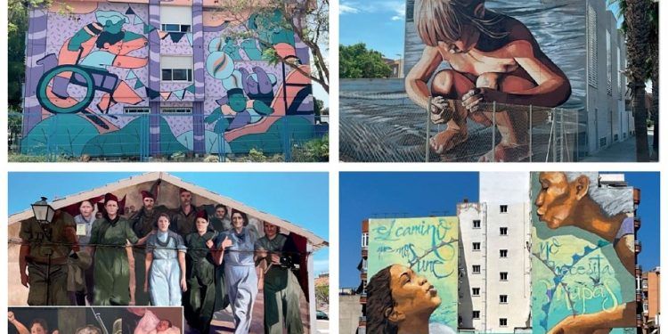 Sagunto edita una guía de murales y grafitis realizados en el festival de arte urbano MésqueMurs