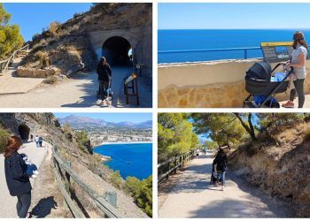 El Faro del Albir con niños o carrito de bebé, una sencilla ruta en la Serra Gelada con vistas al mar