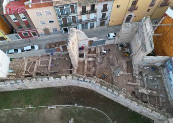 Alzira presenta los restos de la antigua Casa Real, el lugar donde abdicó y falleció el rey Jaume I
