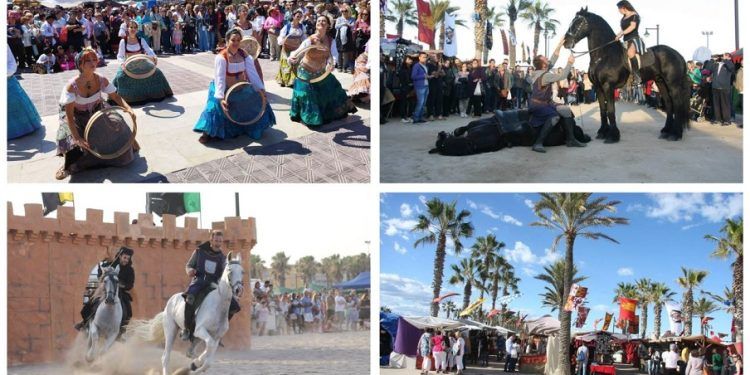 Gran feria medieval de los Moros y Cristianos del Marítimo en la ciudad de Valencia esta semana