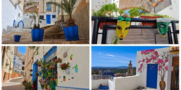 El casco histórico de Buñol se viste bonito gracias a sus vecinos