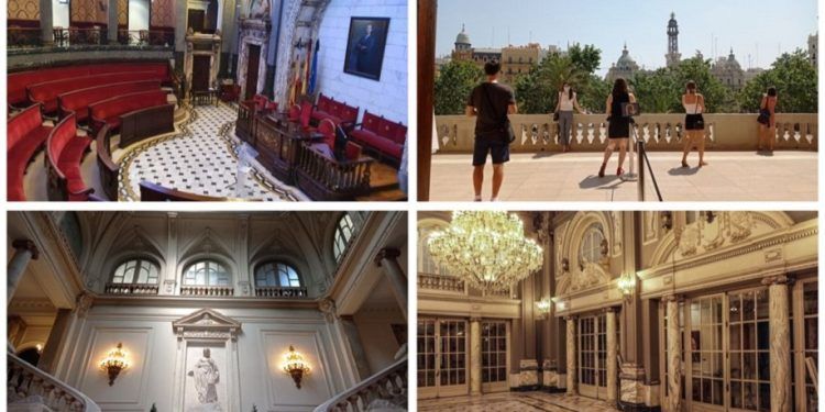 ¿Sabías que puedes visitar gratis el balcón y algunas dependencias del Ayuntamiento de Valencia?