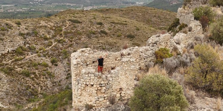 El Castell de Borró, una fortaleza de origen musulmán ubicada en la localidad de Ròtova