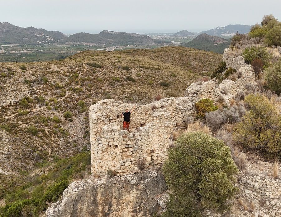 El Castell de Borró, una fortaleza de origen musulmán ubicada en la localidad de Ròtova